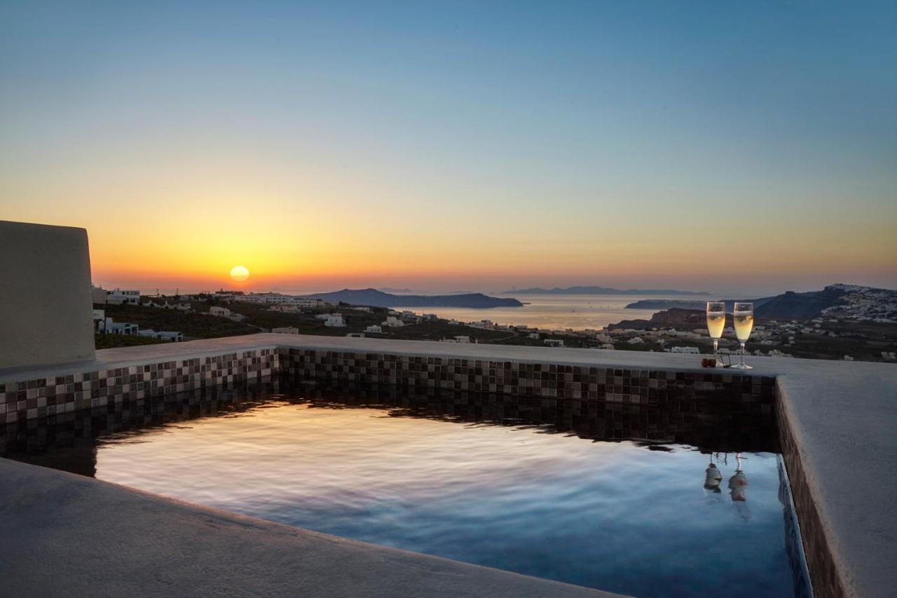 My Santorini Villa, Pyrgos Luxury Zewnętrze zdjęcie